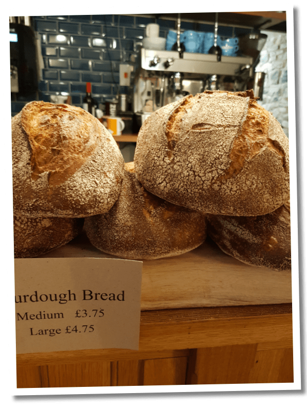 fresh bread at Bridge House Bampton fresh bread at Bridge House Bampton
